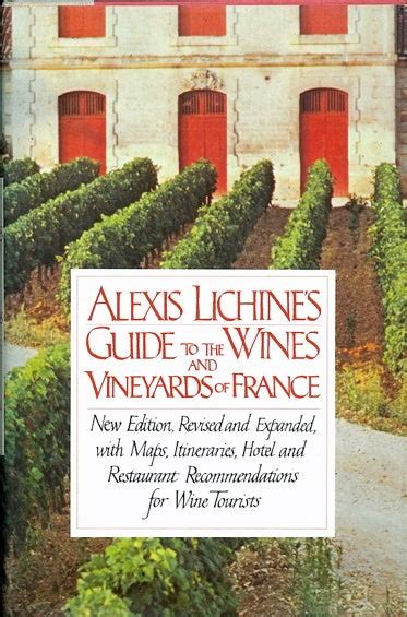 Alexis lichine s guide to the wines and vineyards of. - Bosch exxcel 1400 express washing machine manual.