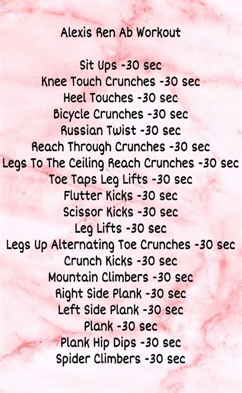 Alexis ren ab workout. Things To Know About Alexis ren ab workout. 