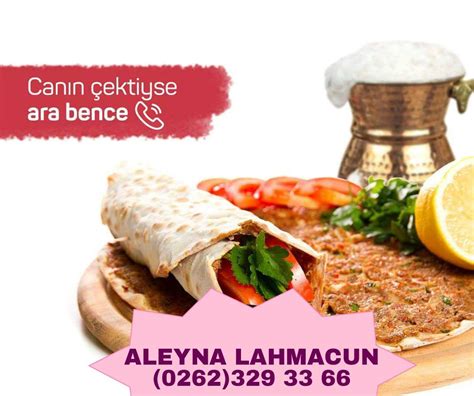 Aleyna Lahmacun & Pide, Kocaeli Food Delivery, Menu, Prices.