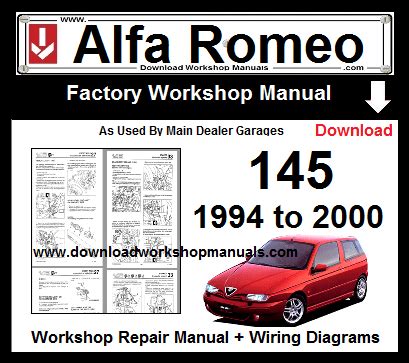 Alfa romeo 145 146 1996 repair service manual. - Een kleine troep vervuld van haat.