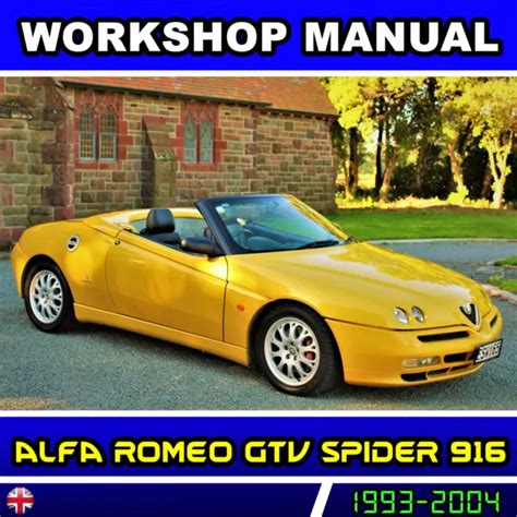 Alfa romeo gtv spider 1997 repair service manual. - 250 vdc portable battery charger manual.