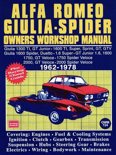 Alfa romeo spider repair service manual. - 2003 honda cr 85 repair manual.