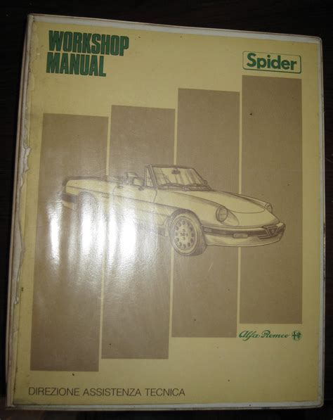 Alfa romeo spider shop manual 1984. - Shurley english 3 teacher s manual.