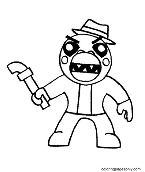 Alfis Roblox Piggy Coloring Page - Coloring Pages For Kids And …