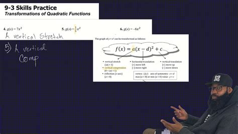 Algebra 1 Chapter 9 Lesson 3 YouTube