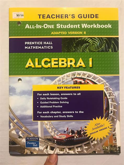 Algebra 1 teachers guide to all in one student workbook adapted version b. - High tatra the finest valley and mountain walks rother walking guide.