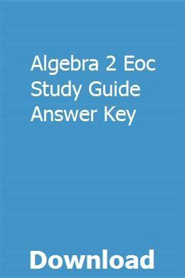 Algebra 2 eoc study guide answer key. - Toyota land cruiser hzj75 service manual.