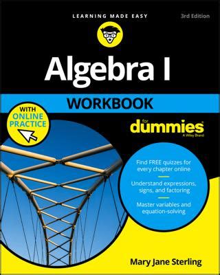 Algebra I Workbook For Dummies : Free Download, Borrow, and