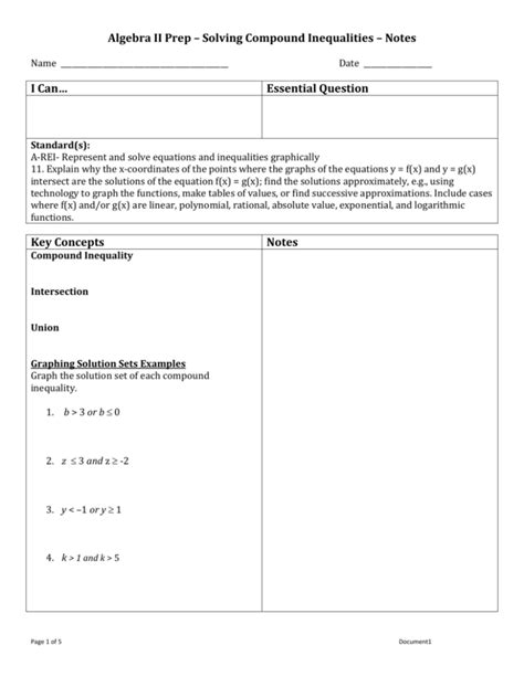 Algebra II PreAP Notes