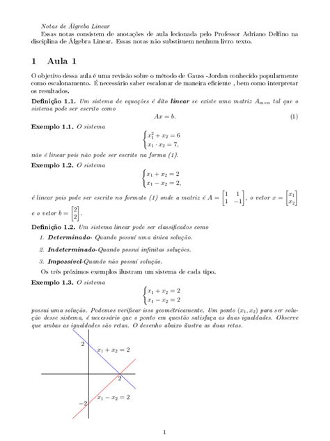 Algebra Linear Pdf Txt