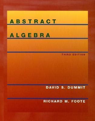Algebra david s dummit solutions manual. - Handbook of treating variants and complications in anxiety disorders.