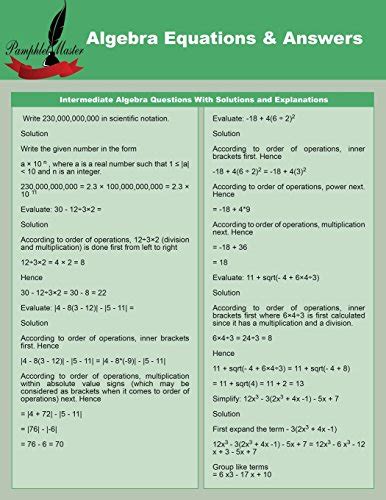 Algebra equations answers summary of german guide pamphlet master. - How to build wall mounted lumber rack guide easy plan.