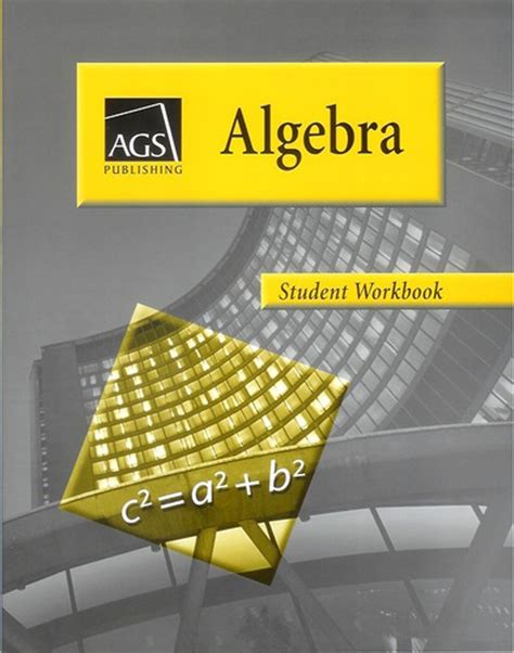 Read Algebra Student Workbook By Ags Secondary