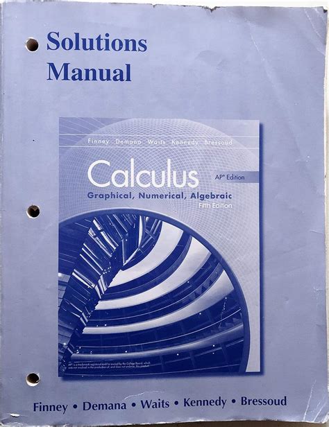 Algebraic Graphical Calculus Manual Solution Numerical
