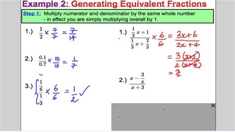 Algebraic fractions cancelling common factors - YouTube