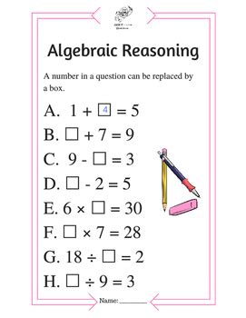 Algebraic reasoning. Fostering Algebraic Reasoning: Getting a Head Start offers teachers perspectives on using algebraic reasoning for effective mathematical problem-solving. 
