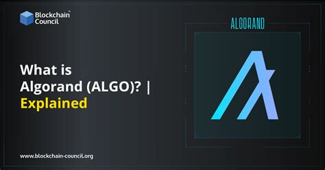 Algo algorithm.  ALGO is the native token of the Algorand blockchain.  Algo&rsquo;s 8301 ...