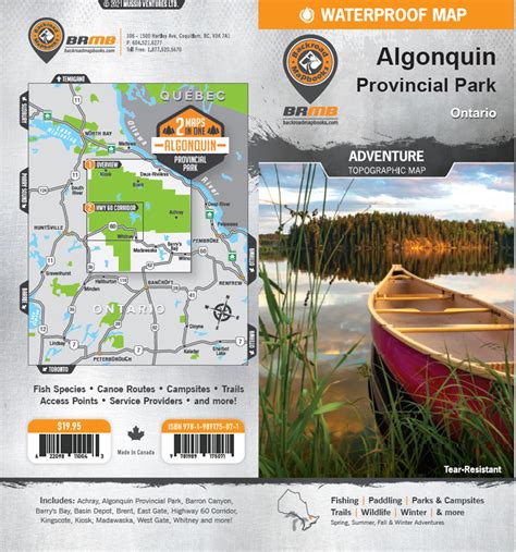 Algonquin region ontario backroad mapbook outdoor recreation guide. - Estudio sobre la vegetación de la sierra del invernadeiro (orense).