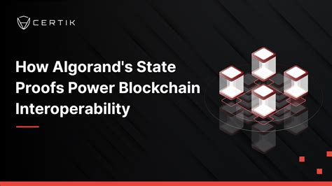 algorand's commitment interoperability