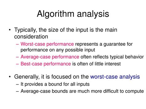 AlgorithmAnalysis ppt