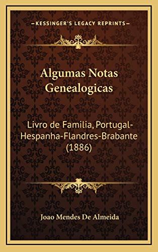 Algumas notas genealógicas: livro de familia : portugal, hespanha, flandres. - The art of jose del nido.