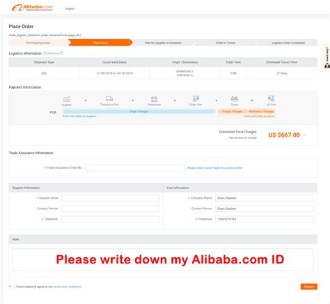 Alibaba Logistics_Order Instruction
