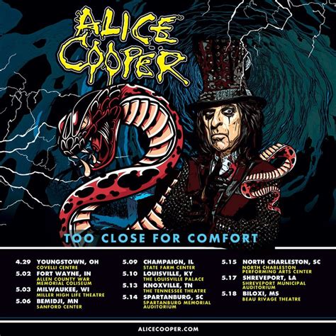 Alice Cooper 2023 Presale Code (Artist Spartanburg Memorial Auditorium