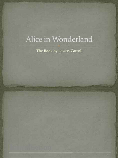 Alice in Wonderland eindproduct
