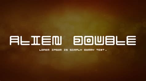 Alien Double Font Download
