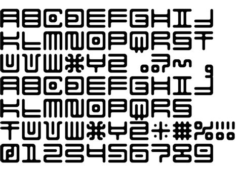 Alien Language Font Download