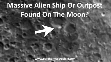 Alien Outpost Or Ship Found On Moon? - YouTube