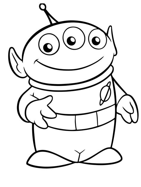 Alien Toy Story Coloring Pages