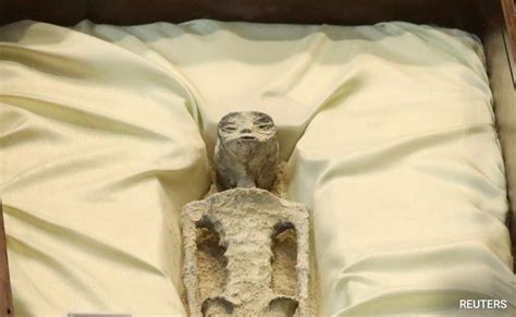 Alien bodies. Specifically, the explainer pointed out that Maussan displayed a mummified body at an event in 2015, alleging it was an alien corpse. Later, the body was determined to be a deceased human child. 