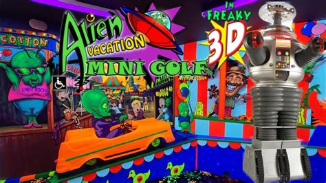 Alien vacation mini golf. Mar 9, 2022 ... ... indoor activity for your next date night, or day out with the family? Alien Vacation Mini Golf in Medina is 100% worth ...". 