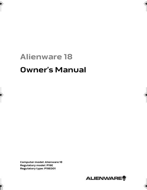 Alienware 18 Owner s Manual en us