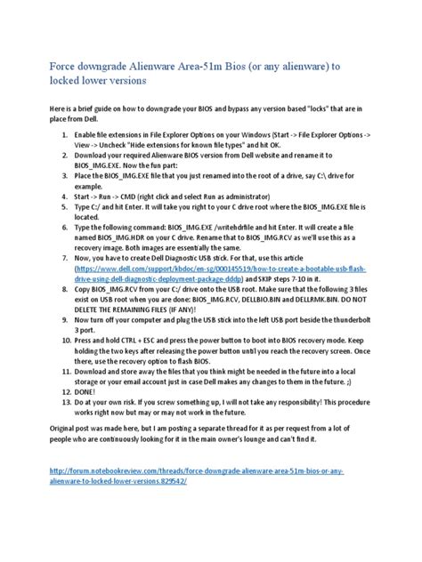 Alienware area 51m bios downgrade. 0 to 1.  Price Match Guarantee.  The problem is that the...