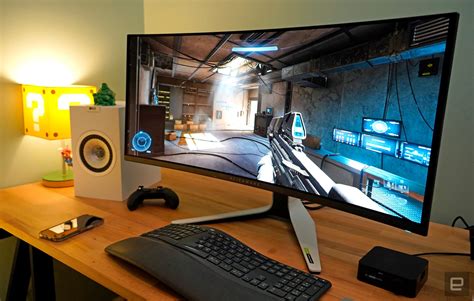 Alienware oled monitor. Jun 27, 2023 · The Alienware AW3423DWF is a gaming monitor through and through. At 32.1 x 16.3 x 12 inches and 21 pounds, it’s thicker and heavier than Samsung’s monitor. Like the Odyssey OLED G8, it has a ... 