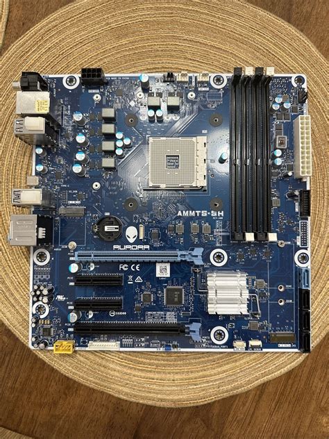 Dell Alienware Aurora R10 AMD AM4 Motherboard AMMTS-SH For function reference it used to be in a Dell Alienware Aurora R10 with: - Ryzen 7 5800 - 16GB DDR4 3200mhz RAM - RTX 3060 - 512MB NVME SSD. 