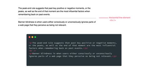 Alignment, font styles, and horizontal rules in HTML documents