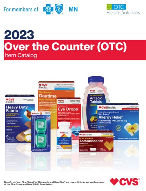 2023 Over the Counter (OTC) Item Catalog Catálo