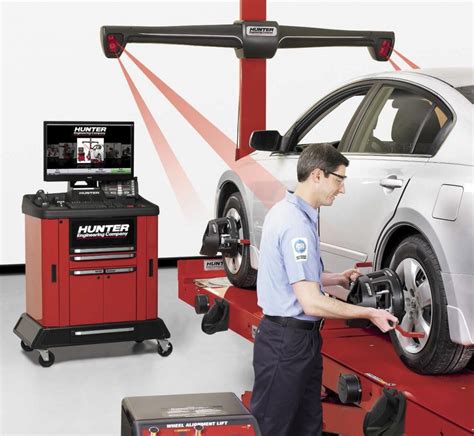Alignment shop. A wheel alignment takes around an hour to complete for most vehicles. This alignment can help reduce the amount of wear on the tires and can improve fuel economy. Under normal driv... 