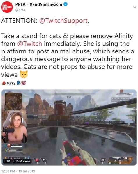 Alinity vs cat.  What has been your Jul 22, 2019 · Alinity vs PETA For w...