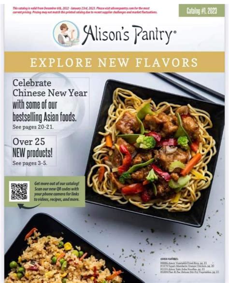 Alison's Pantry Catalog 12