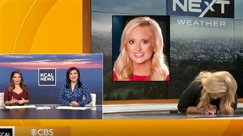 It was a harrowing moment of live television Saturday when a CBS Los Angeles (KCAL) meteorologist fainted and collapsed during a morning newscast. "KCAL News Meteorologist Alissa Carlson was about to start her weather forecast this morning when she fainted," CBS Los Angeles said in an update on Saturday. "Our team jumped in to help.