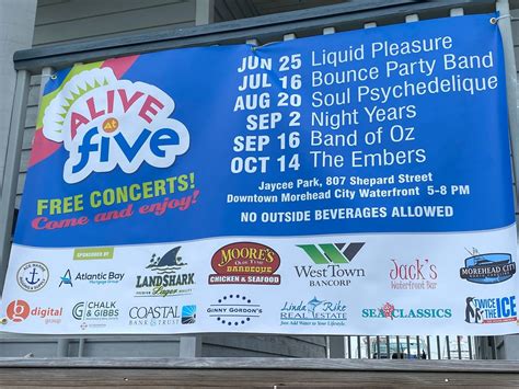 Alive at Five concert series fans beating the heat