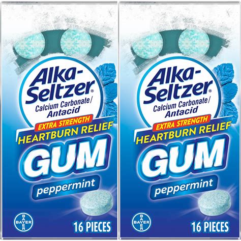 Shop for Alka-Seltzer Peppermint Extra Strength Heartburn Relief Gum (16 ct) at Baker's. Find quality health products to add to your Shopping List or order .... 