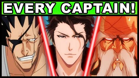 All 24 Bleach Captains and Their Powers Explained! (Every