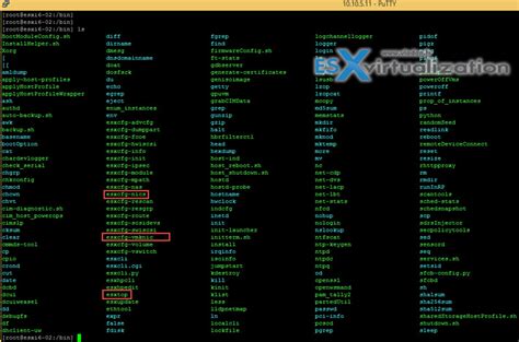 All About ESX Command Line