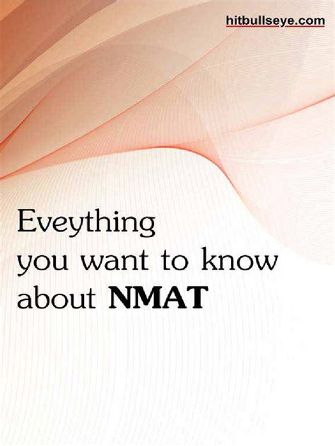 All About NMAT eBook