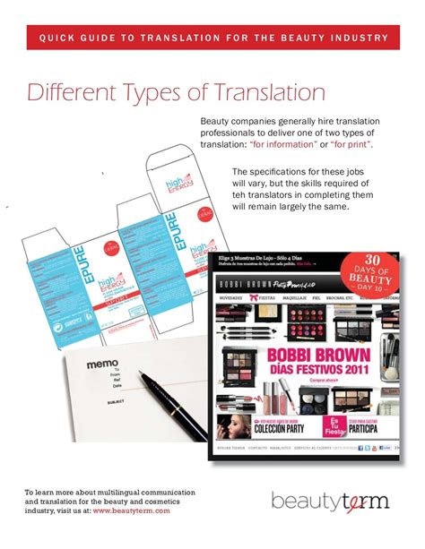 All About Translation for the Beauty Industry DEF